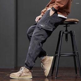 Men's Pants 2024 Autumn Winter Corduroy Sweatpants Men Trousers Harem Joggers Fashion Streetwear Casual Fleece Clothing