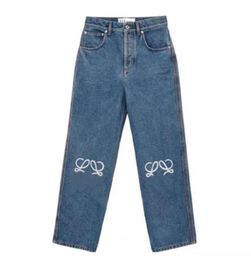 2024Jeans Womens Designer Trouser Legs Open Fork Tight Capris Denim Trousers Add Fleece Thicken Warm Slimming Jean Pants Brand Women Clothing Embroidery Printing