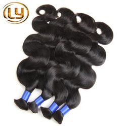 7A Grade Brazilian Hair Micro mini Braiding Bulk Hair Body Wave Mix Length Human Braiding Bulk Hair Brazilian Body Wave Bulk Hair9870871