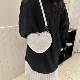 Evening Bags 2024 Trendy High End Western Style Small Bag Women's Fashion Korean Versatile Crossbody One Shoulder Love