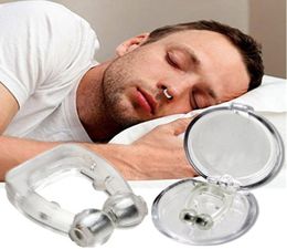 Transparent Snoring Nose Clip Nose Clip Portable Silicone Snoring Device Mini AntiSnoring DeviceSnoring Cessation Health Care8799654