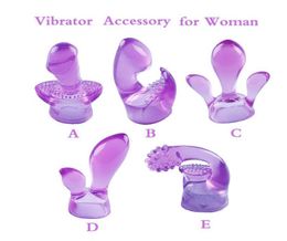 5Pcs Pack Vibrator Sex Toys For Women AV Rod Accessories Is Massager Head CapsMagic Wand Attachments4036124