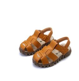 20 summer new kids sandals soft bottom Baotou boys sandals and slippers beach shoes female treasure shoes tendon bottom nonslip7556169