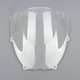 Motorcycle Clear Black Double Bubble Windscreen Windshield ABS Fit For Yamaha YZF600R 1994-2007