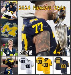 Michigan Wolverines McCarthy Football Jersey Aidan Tom Brady Charles Woodson Cade McNamara Blake Corum Morris Wilson College Mens Jersey