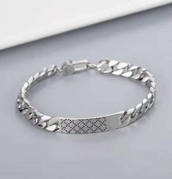 2022cm Fashion Couple Bracelet Creative Trend Hand Brand Bracelet High Quality Silver Plated Material Bracelet Jewellery Supply6997488