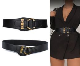 Fashion Designer Belts For Women High Quality Stretch Cummerbunds Female Elastic Corset Belt Wide Dress Waistband Ceinture Femme 23732507