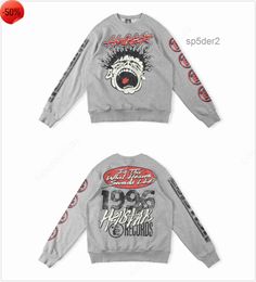 Hellstar Sport Men and Women Designer Hoodie Long Sleeve Pants Pullover Street Hip Hop Retro Alphabet Print High Grey Blue Red White Hell Star Hoodies Q8hu 9YBC JZNY