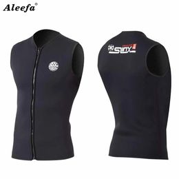 Wear Slinx 3mm Neoprene Wetsuit Vest Mens for Kitesurfing Suit Diving Swimsuit Swimwear None Sleeve Plus Size S to 3xl
