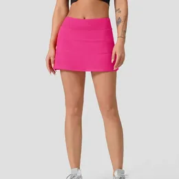 Active Shorts Pace Rival Style Women Plated High Waist Yoga With Skirts Attached For Golf Tennis Workout Gym Clothes Sportswear