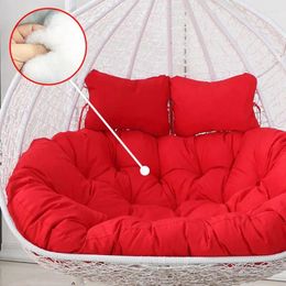 Pillow Hanging Basket Thickened Outdoor Swing Chair Seat S Household Large Hammock With Pillows Fluffy Patio