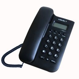 Corded telephoneBlack Caller ID TelephoneBasic Desk/Wall Mountable Analogue Landline Phone for Home 240102