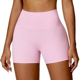 Active Shorts Sport Women High Waist Short Push Up Fitness Leggings Sexy Workout Pants Yoga Clothes Sportswear Woman Gym Black Pink