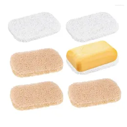 Kitchen Storage Soap Holder Pad Self Draining Portable Saver Shower Cleaning Supplies Savers Tray Mat For El