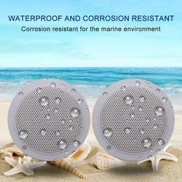 GUZARE 4 Inch 120Watts Marine Speakers Waterproof for RV ATV UTV Golf Cart Motorcycle UV-Proof Outdoor Music Boat Speaker 2Pcs 240102