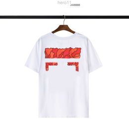 Men's T-shirts Offs White t Shirt Mens T-shirts Loose Tees Tops Man Casual Womens Clothing Shorts Sleeve Tshirts306k 4QB6 FECC FECC