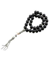 Pendant Necklaces Tasbih Prayer 33 Worry Beads Misbaha Islamic Muhammad Rosary Unisex Bead Necklace Bracelet 3 Colours AXYD7495169