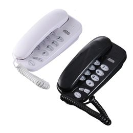 KXT-580 Big Button Corded Phone Telephones Landline Phone with Call Light Redial Support Wall Mount or Desk Phone 240102