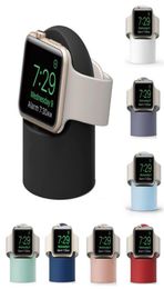 Desktop Charging Stand For Apple Watch Series 7 6 5 4 3 2 1 USB Cable Management Watch Holder Silicone Charger Base6373281