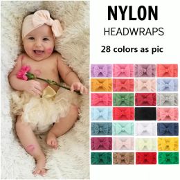 Baby girls Knot Bow Headbands Kids hair band Children Headwear Boutique accessories 28 colors ZZ