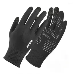 Cycling Gloves Waterproof Winter Warm Glove Anti-slip Thermal Fleece Full-Finger Skiing