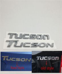 For Hyundai Tucson Rear Trunk Tailgate Emblem Badge Logo Nameplate Chrome Stickers1063677