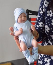 Full body silicone reborn baby dolls Reborn Baby Dolls Handmade Reborn 11 inch Real Looking Newborn Baby Girl Silicone Realistic D4830782