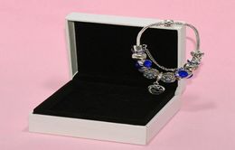 New Hollow Disc Charm Pendant Bracelet for Silver Plated DIY Star Moon Beaded Bracelet with Original Box Holiday Gift4427924