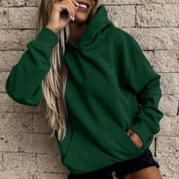 Women's Hoodies Woman Sweatshirts Solid Korean Female Hooded Pullovers 2024 Fashion Thicken Warm Oversized Women Streetwear Clothes