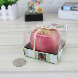 Shape Christmas Candle Novelty Fruit Candle Creative Christmas Eve Gift Scented Bougie Christmas Eves Party Decoration Fashion