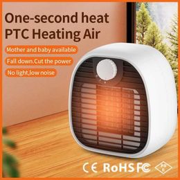 Home Heaters Stove Hand Warmers Electric Heater Household 1000w Desktop Energy-saving Electric Heating Fan Quickly Heats Up In 3 Seconds J240102