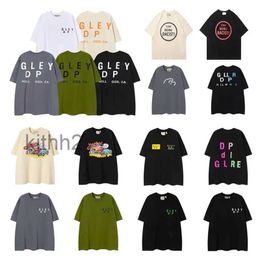 Designer Galleries Mens t Shirt Depts Womens Tshirts Graphic Tee Hand-painted Ins Splash Letter Round Neck T-shirts Clothes QR0X BQGZ RC6Y