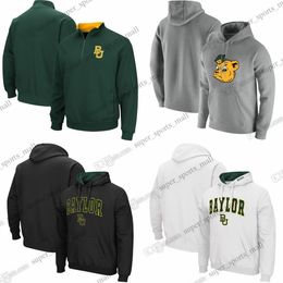 DIY S-6XL Özel Colosseum Baylor Bears Kültür Koleji Futbol Hoodies 11 Gerry Bohanon 1 TRESTAN EBNER 99 WILLIAM BRADLEY-KING 55 J.D. Walton Dikişli Hoodie