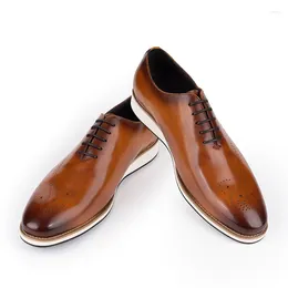 Dress Shoes Styles Genuine Leather For Men Everyday Walking Zapatos De Hombre Elegant Fashion Casual Footwear Size 38-47