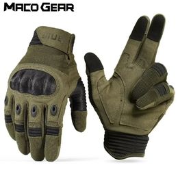 Men Full Finger Tactical Touch Screen Gloves Army Military Riding Cycling Bike Skiing Training Climbing Airsoft Hunting Mittens240102