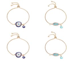 2020 Turkish Lucky Blue Crystal Evil Eye Bracelets For Women Handmade Gold Chains Lucky Jewellery Bracelet woman Jewellery 71 R27674210