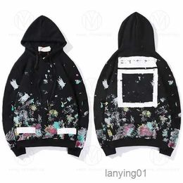 Mens Hoodies Hip Hop Men Streetwear Letter Hoodie Womens Designer Hooded Skateboards Hoodys Pullover Sweatshirt Black White Clothes 1IWWR