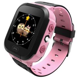 Watches GPS Children Smart Watch AntiLost Flashlight Baby Smart Wristwatch SOS Call Location Device Tracker Kid Safe Watch For All Compat