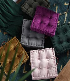 CushionDecorative Pillow Square Pouf Tatami Cushion Floor Cushions Seat Pad Throw Japanese 42x42cm4378373