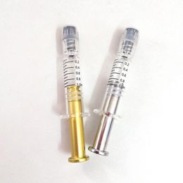 1ml Luer Lock Luer Head Glass Syringe Glass Injector for Concentrate Oil Vaporizer Thick Oil Carts Filling Tool