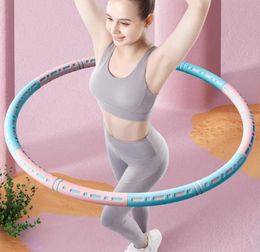 Removable Stainless Steel Sport Hoop Abdomen Fitness Circle Lose Weight Home Bodybuilding Exercise Crossfit Workout Fitness7322090