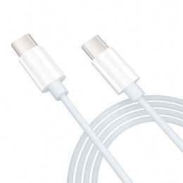 Hot-Selling High Speed ​​USB Type C till typ C 20W Datakabel 1M/ 3ft laddningskabel för iPhone 15/15 Pro Max/ 15 Plus med OPP-väska