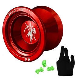 S2 Snake Metal Yoyo Professional Ball Aluminium Alloy YoYoGlove3 String Classic Toy For Children 240102