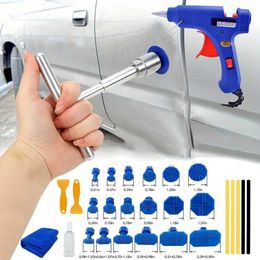 Car Body Paintless Dent Tool Set Auto Part Mechanical Sheet Metal Slide Multiple size Suction Cup Puller Glue Kit