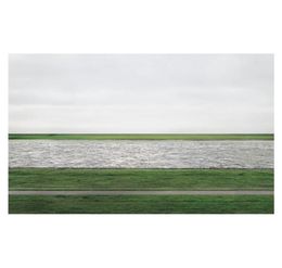 Andreas Gursky Rhein ii Pography Painting Poster Print Home Decor Framed Or Unframed Popaper Material6874447