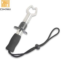 Professional Anti Slip EVA Handle Fishing Lip Gripper Accessories Stainless Steel Fish Grip