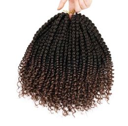 WATER WAVE Spring synthetic crochet braids tress hair with water weave curly in pre 18inch tress Hair Bulks9540635