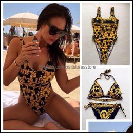 Swim Wear Swimming Water Sports Outdoors High Quality Designer Ladies Summer Beach One Set Bikini Underwear Swimwear Womens Swimsu2579347