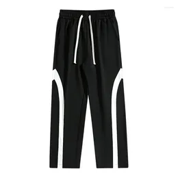 Men's Pants Spring Jogger Men Elastic Waist Drawstring Trousers Fashion Korean Sports Sweatpants Clothing Bottoms Male Plus Size 3XL