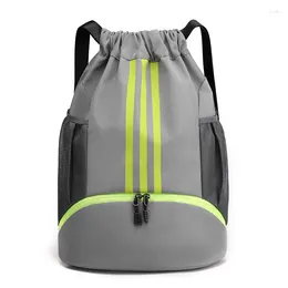 Shopping Bags Drawstring Beam Mouth Basketball Bag Simple Outdoor Sports Yoga Exercise Backpack Football Student Ball String